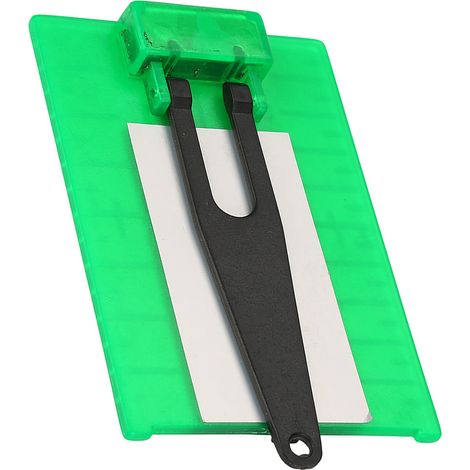 Cible Magnetique Niveau Laser 10.5x7.5cm Double Echelle Base Aimantee Support Pliable pour Chantier (1/5)