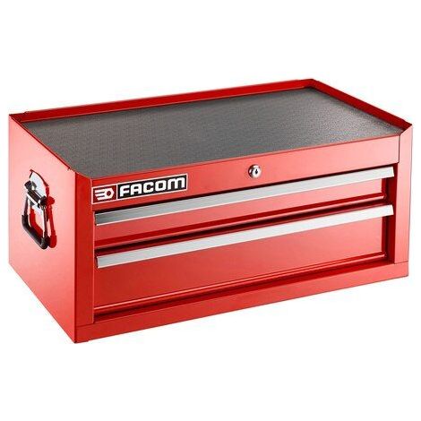 Facom – Coffret à outils 2 tiroirs – Servante roulante 670 x 345 x 293mm – Charge maximale optimisée – Pour rangement d'outils professionnels