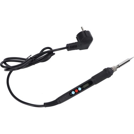 Fer à souder 60W avec noyau céramique, régulation de température et affichage numérique, prise EU 110-220V (1/5)
