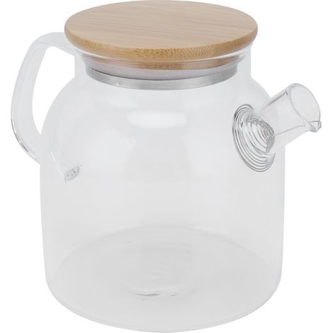 600 ml Teekanne aus Klarglas, großes Fassungsvermögen, hitzebeständiger Wasserkocher für Zuhause und Büro (1/5)