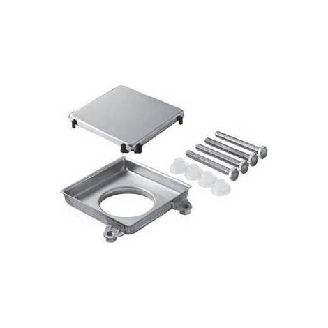 GRIGLIA DA PAVIMENTO IN ACCIAIO INOX DOUBLE-FACE Misura: 100 x 100 mm