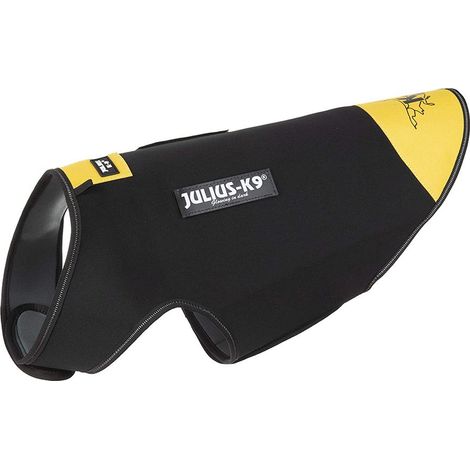 Cappottino Julius K9 impermeabile IDC in neoprene con bande catarifrangenti e alto isolamento termico per cani : S