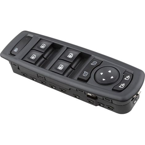 Botón de interruptor de ventana principal aplicable para Fluence Estate Megane 2008-2016 Laguna 2008-2016 Fluence 2008-2016 25400015R 809610006R 2540000 (1/5)