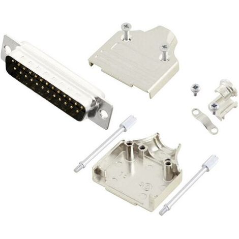 MH Connectors MHDM25-DB25P-K Kit embase SUB-D mâle 180 ° Nombre de pôles: 25 fût à souder 1 pc(s) (1/2)