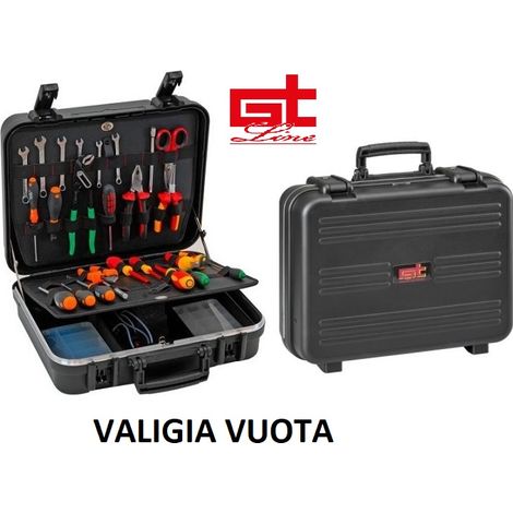 GT LINE VALIGIA PORTA UTENSILI ATTREZZI VUOTA BOXER PEL CON CHIAVI POLIPROPILENE (1/4)