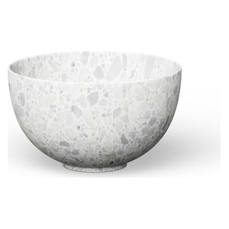 Looox Ceramic terrazzo Lavabo Ceramic small Vasque lave-mains 23cm rond terrazzo beige