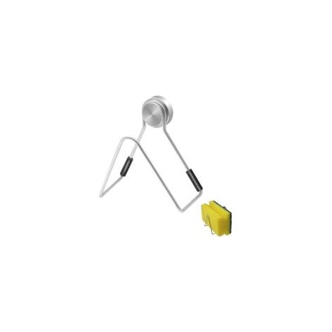 Porta spugna magnetico da cucina, senza fori, organizer per lavello, porta spugna da parete per riporre oggetti nel lavello (piccolo) - Crezuo