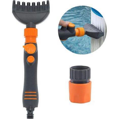 Outil de nettoyage pour cartouches filtrantes de piscine et de spa - Brosse de nettoyage portable pour filtres de piscine, jacuzzi et spa (1/4)