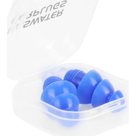Bouchons d'Oreille Réutilisables en Silicone pour Piscine Étanche Réduction du Bruit et de la Pression-AUTRES (1/5)