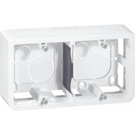 LEGRAND - Cadre mosaïc 4 modules 40mm blanc