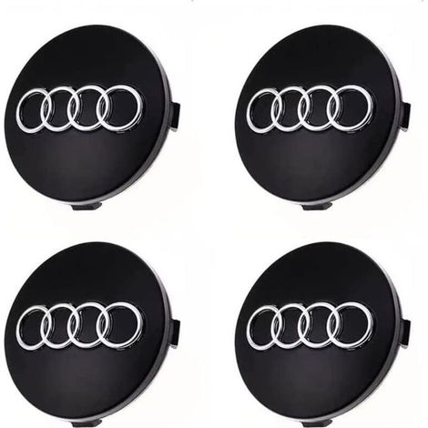 Copricerchi in 4 pezzi per Audi, interasse 60 mm, accessori auto in ABS (1/3)