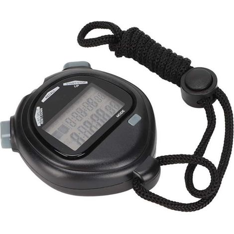 Chronomètre Électronique Multifonctionnel À 2 Lignes, Minuterie De Sport Numérique for L'entraînement De Natation Et De Course (1/5)