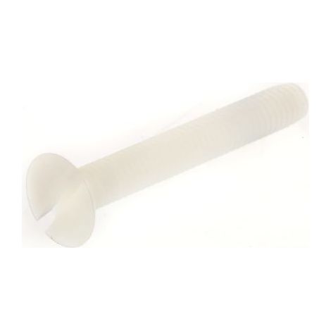 Vis à tête Fraisée fendue, Nylon, M3.5, 25mm ( Prix pour Sachet de 100 )