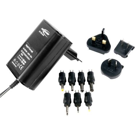 Ansmann 5311123 Bloc d'alimentation réglable 3 V/DC, 4.5 V/DC, 5 V/DC, 6 V/DC, 7.5 V/DC, 9 V/DC, 12