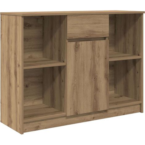 Maison Exclusive - Aparador con cajón roble artisian 101x35x76cm
