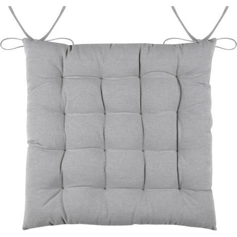 Coussin de chaise DUO 38x38 gris clair