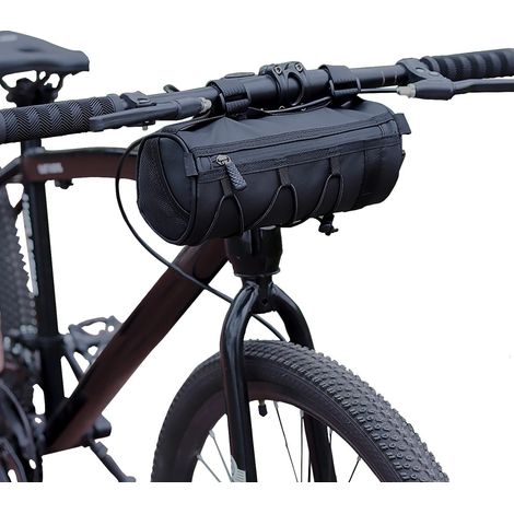2,5-Liter-Fahrradlenkertasche, wasserdichtes Fahrradzubehör, Rahmentasche vorne mit Reißverschluss und Schultergurt (1/5)