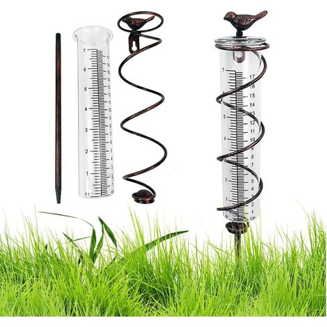Regenmesser für den Außenbereich, wetterfest, einfaches und praktisches Messinstrument für Garten, Rasen, Terrasse und Bauernhof (1/5)