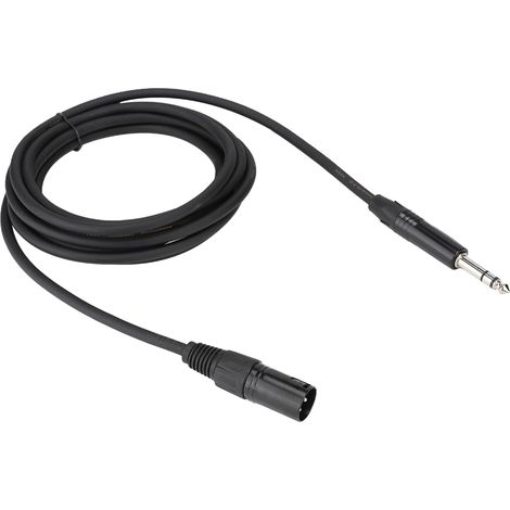 Câble Audio Xlr Vers Jack 6.35mm - Alliage De Zinc Et Cuivre - Blindage Double Anti-interférence - Pour Console De Mixage Et Microphone - 3 Mètres (1/5)