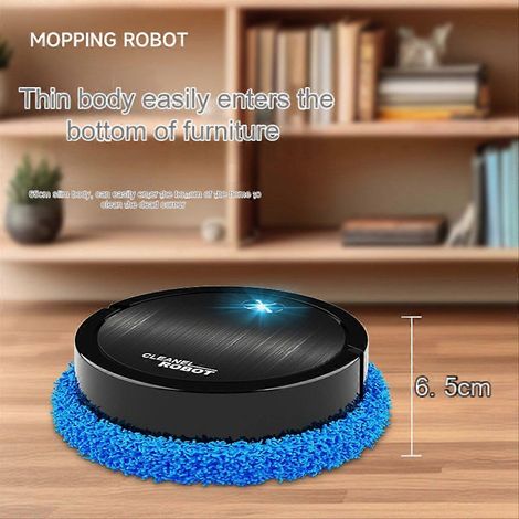 Intelligenter 2-in-1-Reinigungsroboter: Bodenwischer und -trockner für Zuhause, multifunktionales Elektrogerät, Weiß, für den täglichen Gebrauch (1/5)