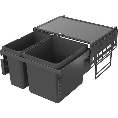 VS ENVI Space Abfalltrennsystem KB 600 mm 1 x 29/1 x 16 Liter Lava