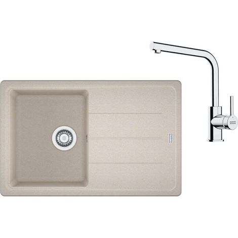 Franke Sets - Küchenset G263SA, Fragranitspüle BFG 611-78 und Armatur FS 3230.031, Sahara/Chrom 114.0700.737