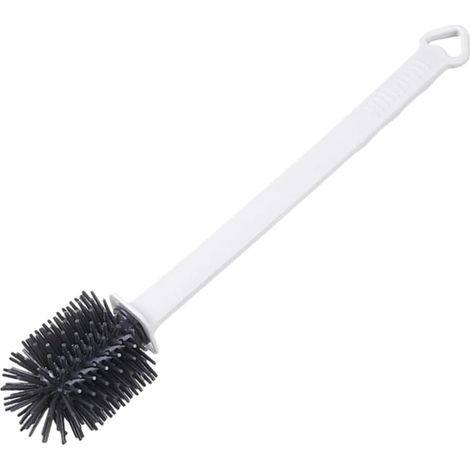 Brosse WC, long manche, pour rebords WC et cuvette et rebords (1/5)