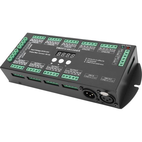 X512 Decoder-Controller, mehrere digital mit Lichtsteuerung, 36-Kanal-RGBW-LED, RGBW-Digitalanzeige (1/5)