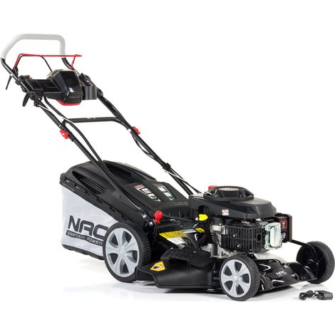 NACLS50-173-HS-ES-NG Tosaerba a trazione a benzina, motore da 173cc, avviamento elettrico, larghezza di taglio 50 cm, idealeper giardini di medie dimensioni.