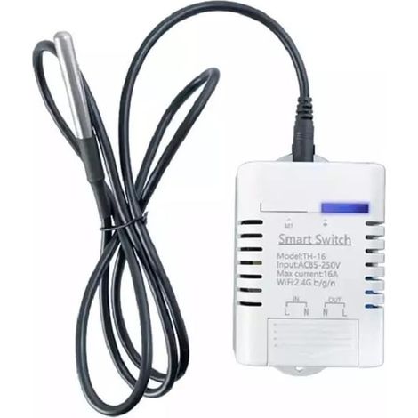 Thermostat Interrupteur Régulateur de température avec sonde pour Frigo Incubateur Serre Ventilateur Blanc (1/5)