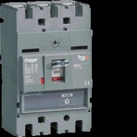 Disjoncteur Boitier Moulé h3+ P250 MAG 3P3D 250A 50kA FTC - HAGER HMT250BR