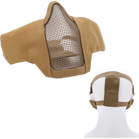Masque respirant V10 pour cycliste, en maille acier couleur kaki - équipement sportif compétition (1/5)
