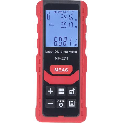Télémètre Laser 50m Haute Précision - Règle Électronique Multifonction pour Mesure (1/5)