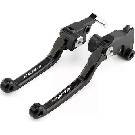 Palanca de embrague y freno pivotante aplicable para KAWASAKI KLR 650/S/Adventure/Traveler 2008-2024 Accesorios para motocicletas Dirt Pit Bike Manilla (()) (1/5)