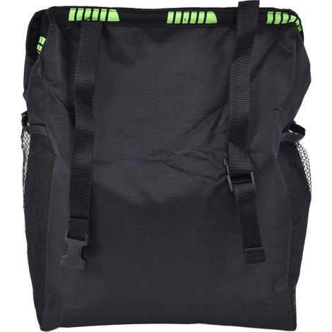 Sac de Rangement Imperméable pour Voiture, Pliable en Tissu Oxford avec Poche et Couvercle Noir (1/5)