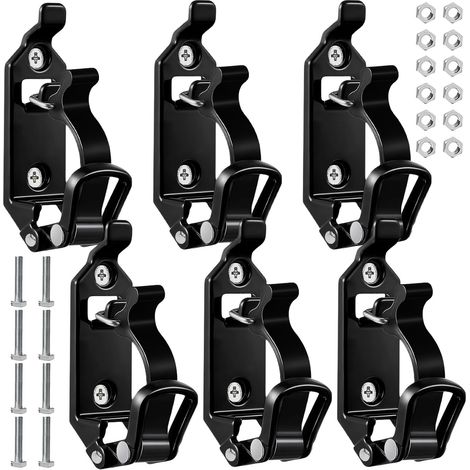 shovel holder set of 6 roof bars shovel accessories broom holder axe holder rubber closure bracket wall mount for car boat truck tools (1/5)