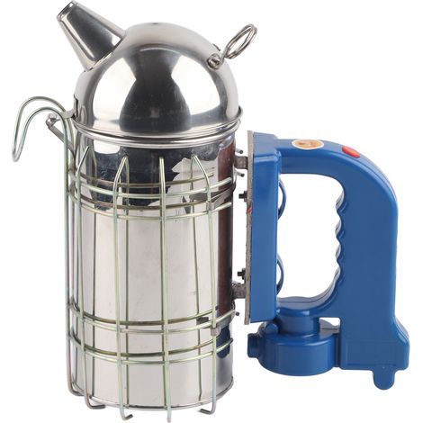 Fumoir de ruche d'acier inoxydable avec l'équipement d'apiculture de panneau de protection de bouclier thermique (1/5)