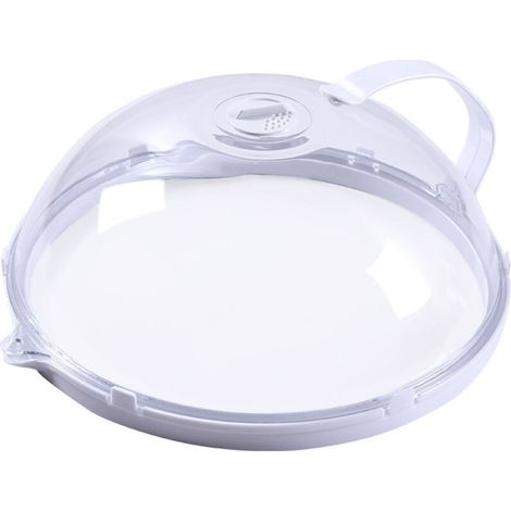 Tapa calefactora para horno microondas, protector contra salpicaduras de aceite, tapa para platos calientes, protector antisalpicaduras, tapa para alimentos resistente a altas temperaturas (1/4)