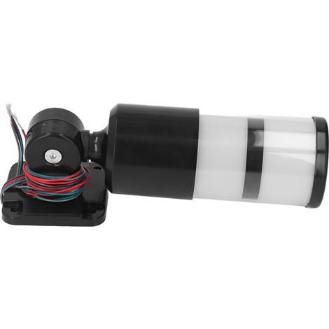 Feu de signalisation industriel BERM pliable à LED bicolore avec avertisseur sonore 12-24 V CC (1/5)