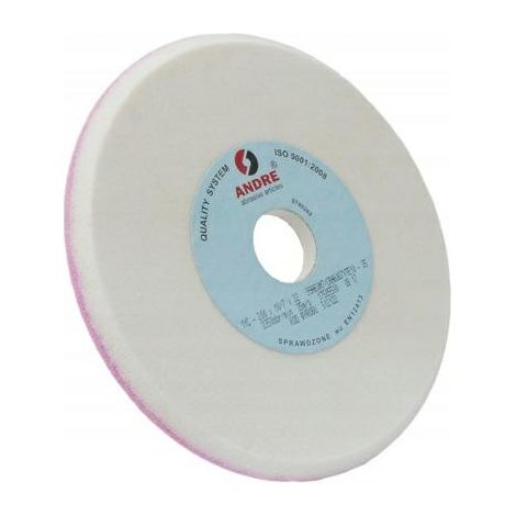 Mola abrasiva profilata Andre 200mm x 10/7mm x 32mm 99A60N7/CRA60O7 VTE10-35 bianco-rosa "TIPO 1YC"
