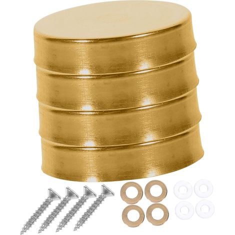 LIFKOME Lot de 20 capuchons vis décoratifs, clous en acier (1/5)