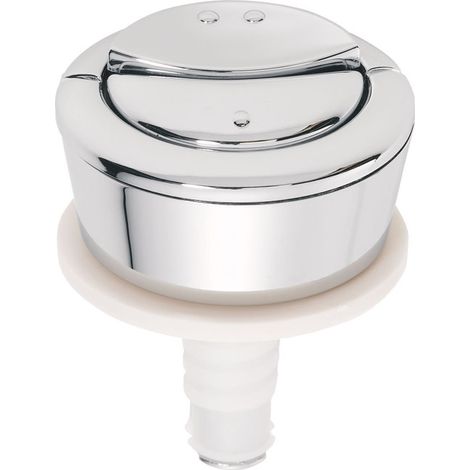 Wirquin – Bouton double poussoir chromé – Mécanisme de chasse d'eau pour système à câble MW – Longueur adaptée pour installation facile (1/2)