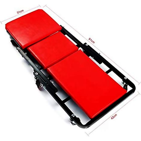 Chariot de Visite Kraft Müller Mécanicien Pliable Planche de Travail, Voitures, Roues Pivotantes 360°, Appui-tête Ergonomique (1/5)