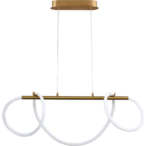 Lampada a sospensione LED Emma oro 38W 4000K Polux (1/4)