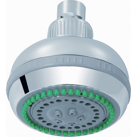 Soffione per doccia a tre 3 getti anticalcare mod. s128-cp arredo bagno doccetta (1/2)