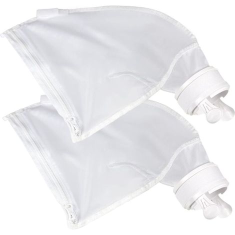 Set mit 2 anpassbaren Schlammbeuteln für den Poolroboter Polaris 280/480. Set mit 2 verstärkten Nylon-Filterbeuteln mit Reißverschluss (K13). (1/4)