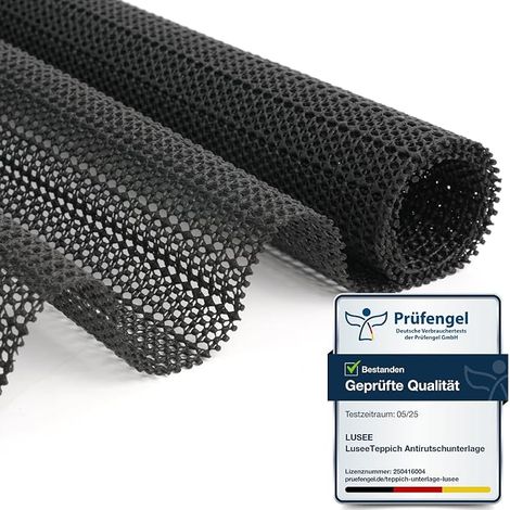 PVC Foam Non-Slip Mat for Carpets, 80 x 150 cm, Black (1/5)