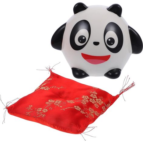 Tirelire Panda en Céramique Décorative Tirelire Mignonne pour Garçon et Filles à Économiser des Pièces et Argenté (1/5)