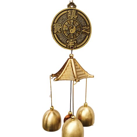 Carillons à Vent Vintage en Alliage Rétro - Décoration Élégante pour Boutique et Maison (1/5)