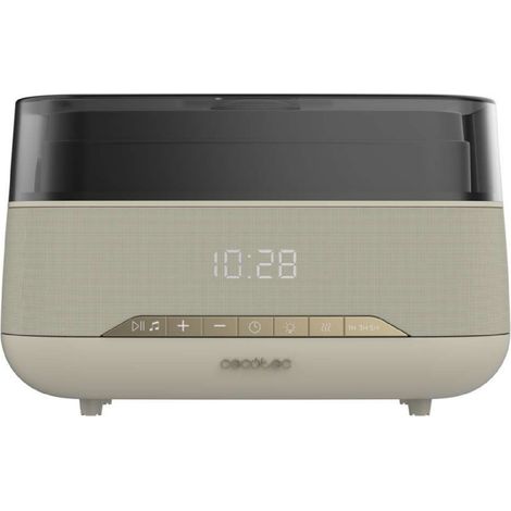 Cecotec Difusor de Aromas - Humidificador Ultrasónico - 300ml - PureAroma 1300 Hydra Speaker. Altavoz Bluetooth, Luz LED